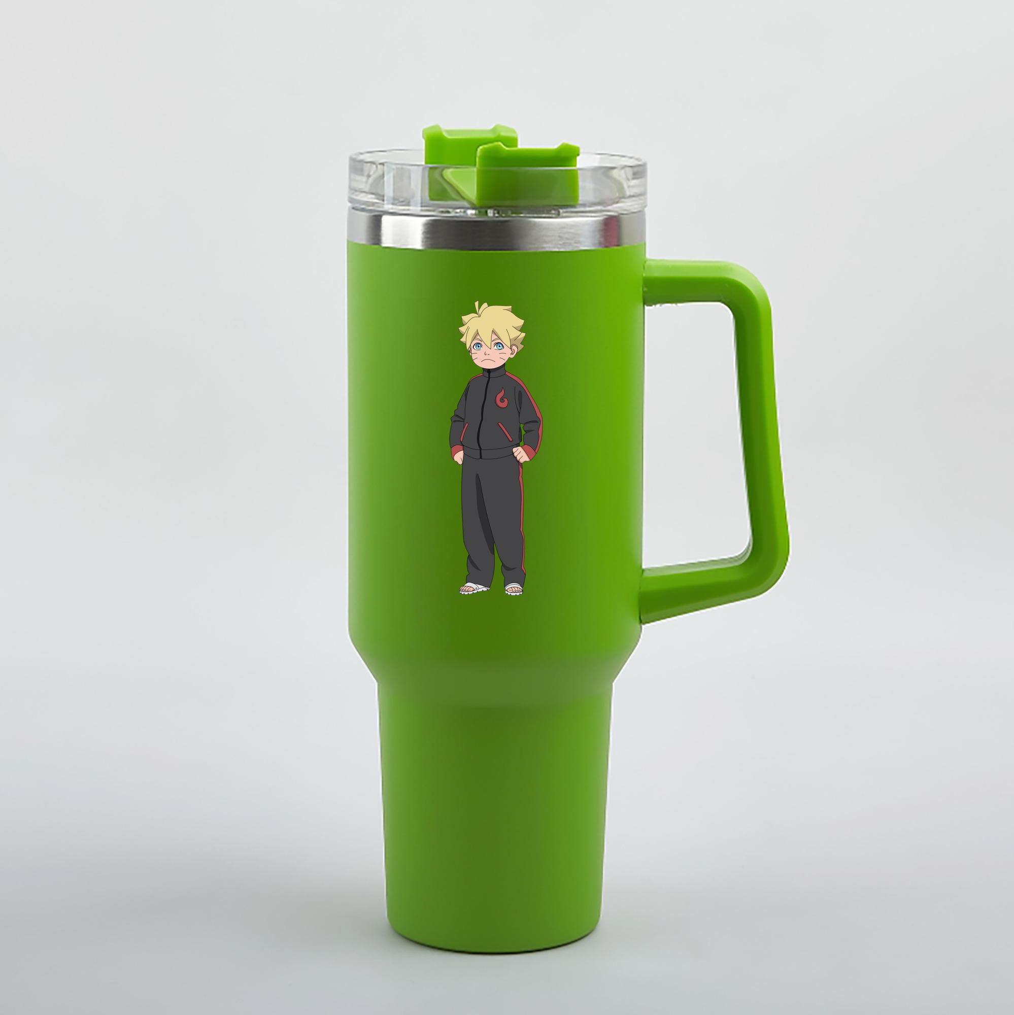 （画像用） NARUTO -ナルト- うずまき ボルト Uzumaki Boruto 1200mL車用タンブラー（カラープリント）